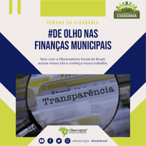 #DeOlhoNasFinançasMunicipais